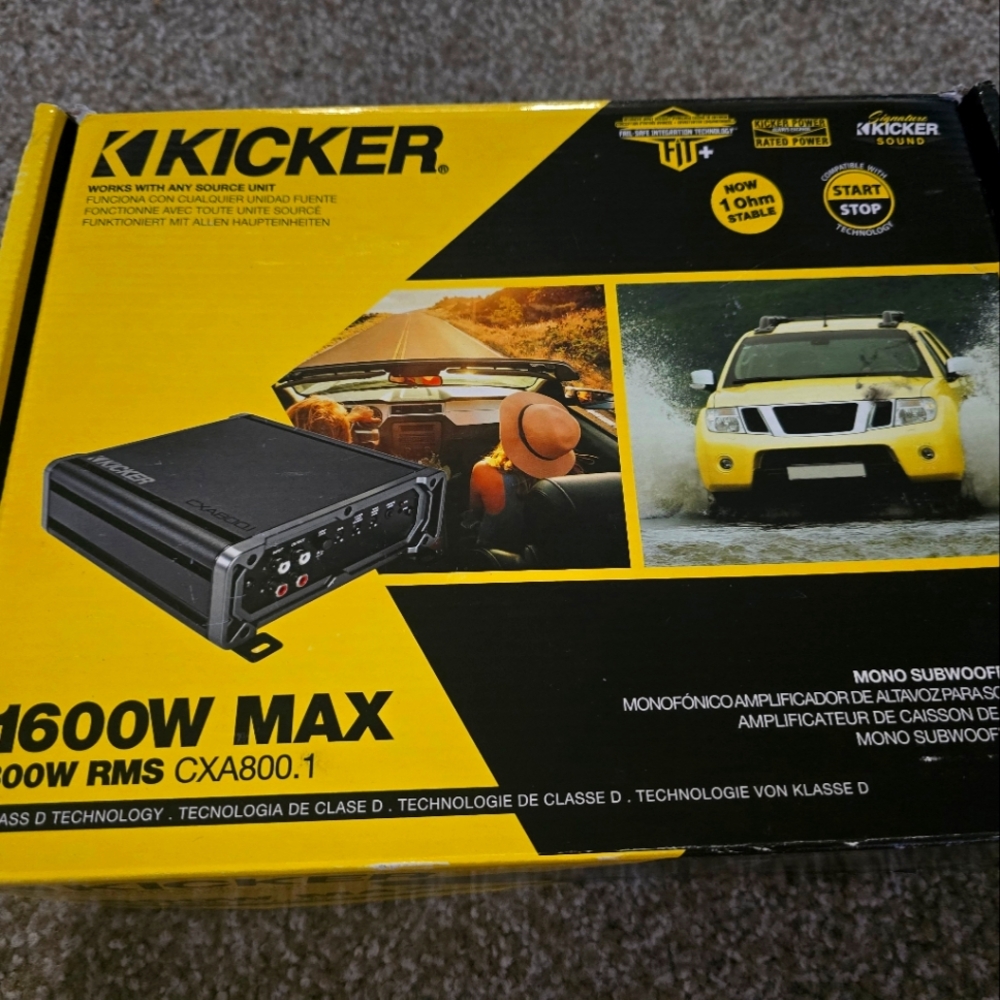 Kicker Amp 1600W